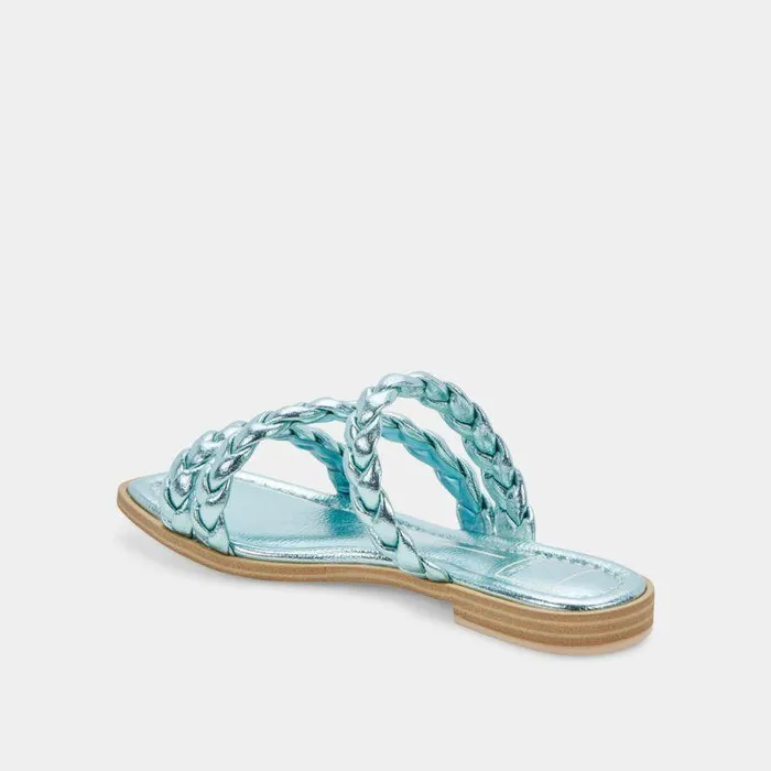 Sandals Shop Dolce Vita Iman Sandals Blue Metallic Stella Blue Metallic Stella