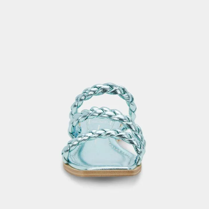 Sandals Shop Dolce Vita Iman Sandals Blue Metallic Stella Blue Metallic Stella