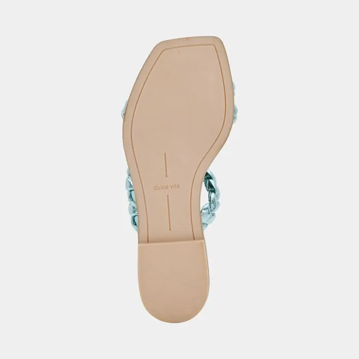 Sandals Shop Dolce Vita Iman Sandals Blue Metallic Stella Blue Metallic Stella