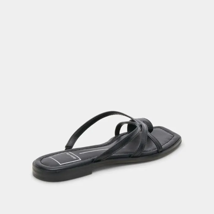 Sandals Shop Dolce Vita Indigo Sandals Black Leather Black Leather