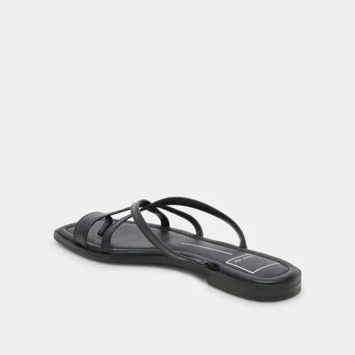 Sandals Shop Dolce Vita Indigo Sandals Black Leather Black Leather