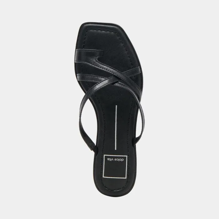 Sandals Shop Dolce Vita Indigo Sandals Black Leather Black Leather