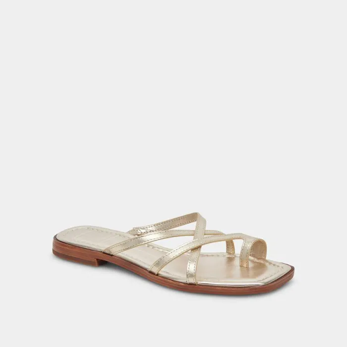 Sandals Shop Dolce Vita Indigo Sandals Gold Distressed Leather Gold Distressed Leather