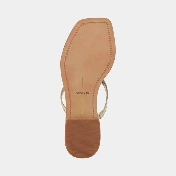 Sandals Shop Dolce Vita Indigo Sandals Gold Distressed Leather Gold Distressed Leather