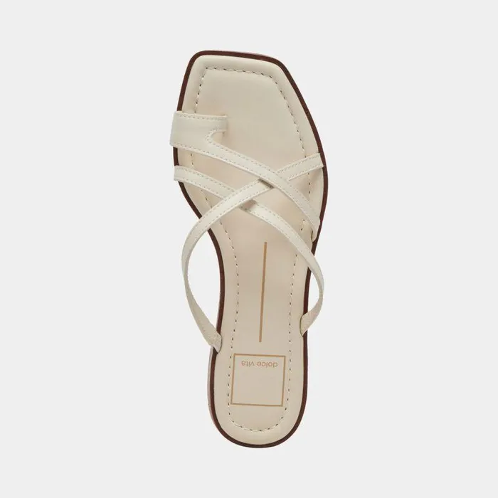 Sandals Shop Dolce Vita Indigo Sandals Ivory Leather Ivory Leather