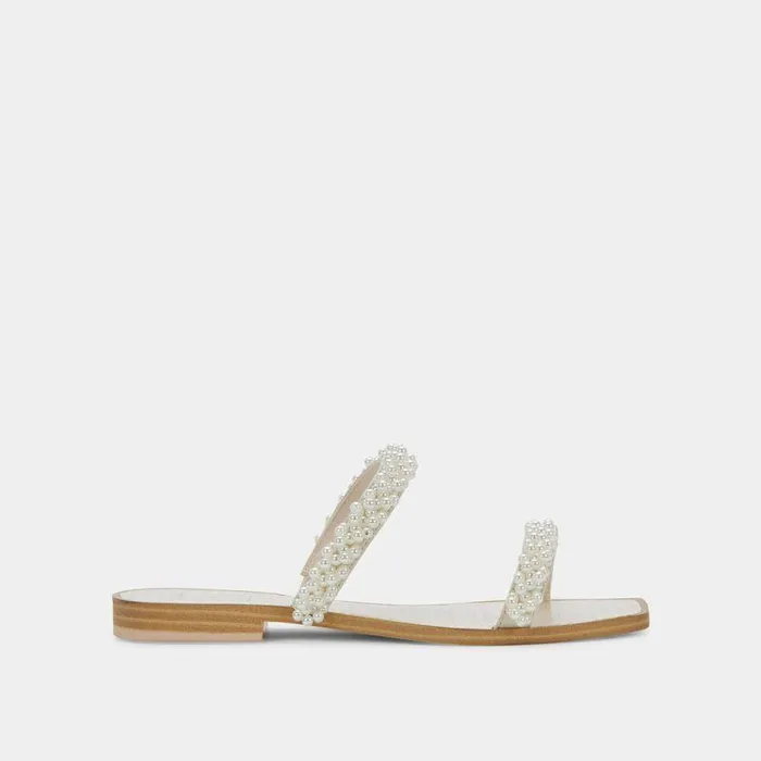 Sandals Shop Dolce Vita Ivee Sandals Vanilla Pearls Vanilla Pearls