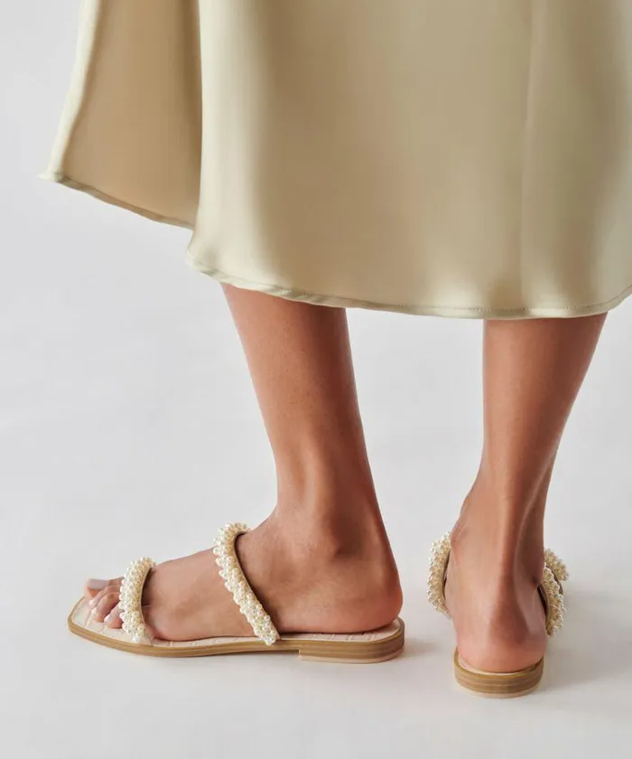 Sandals Shop Dolce Vita Ivee Sandals Vanilla Pearls Vanilla Pearls