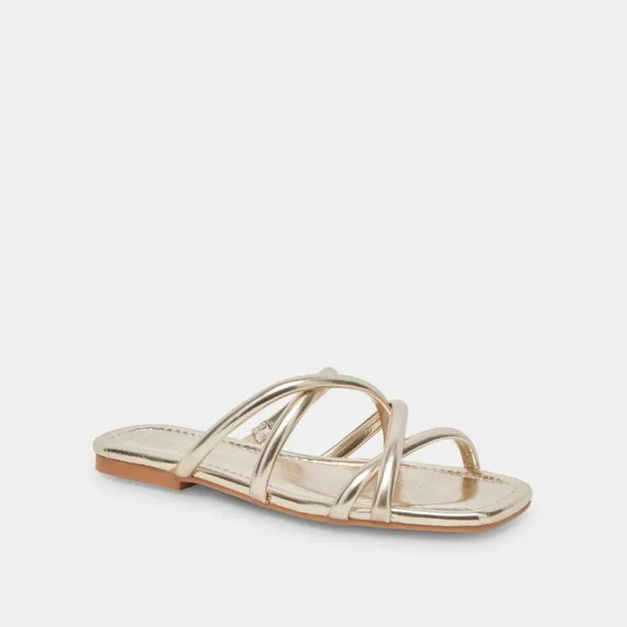 Sandals Shop Dolce Vita Lanza Sandals Light Gold Metallic Stella Light Gold Metallic Stella