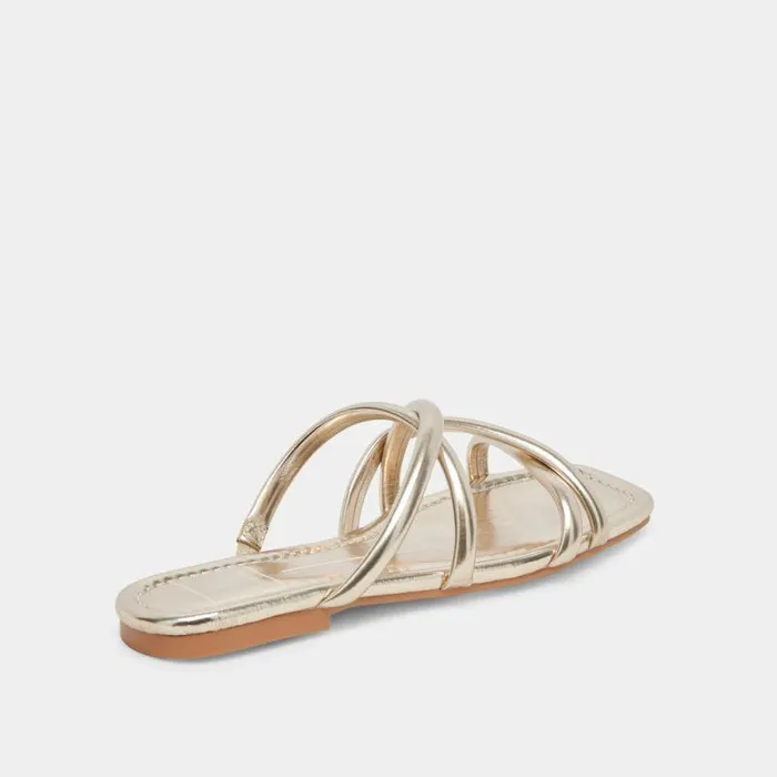 Sandals Shop Dolce Vita Lanza Sandals Light Gold Metallic Stella Light Gold Metallic Stella