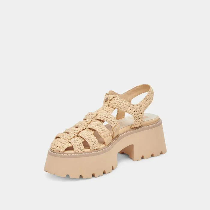 Sandals Shop Dolce Vita Lasly Sandals Natural Knit Natural Knit