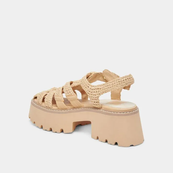 Sandals Shop Dolce Vita Lasly Sandals Natural Knit Natural Knit