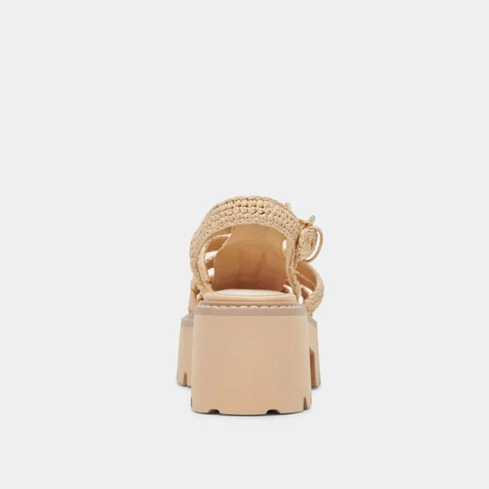 Sandals Shop Dolce Vita Lasly Sandals Natural Knit Natural Knit