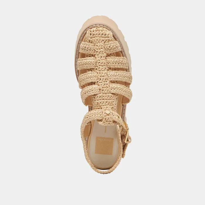 Sandals Shop Dolce Vita Lasly Sandals Natural Knit Natural Knit