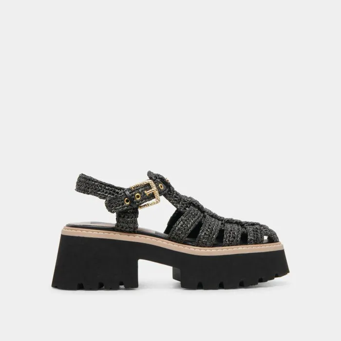 Sandals Shop Dolce Vita Lasly Sandals Onyx Knit Onyx Knit