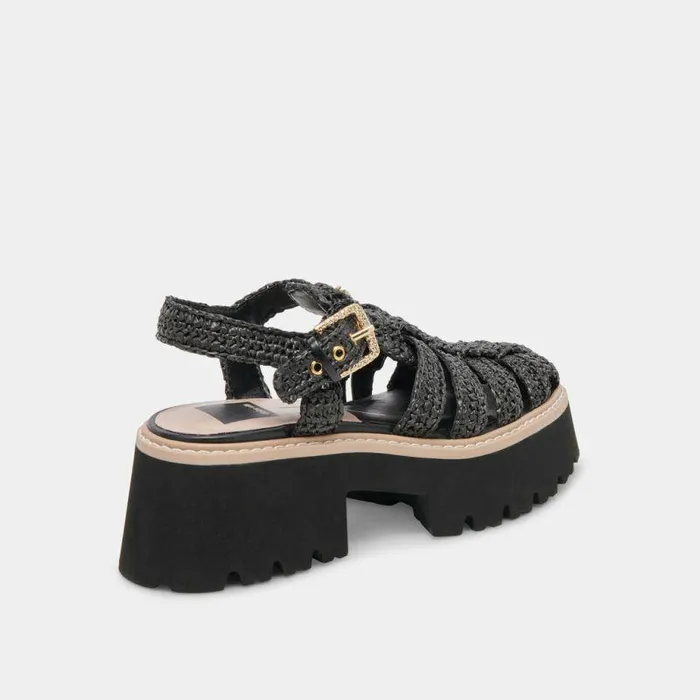 Sandals Shop Dolce Vita Lasly Sandals Onyx Knit Onyx Knit