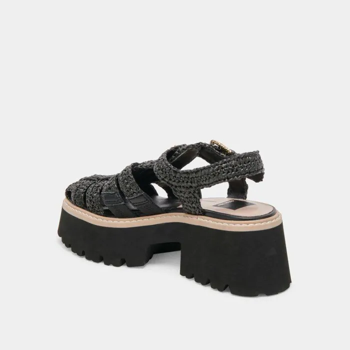 Sandals Shop Dolce Vita Lasly Sandals Onyx Knit Onyx Knit