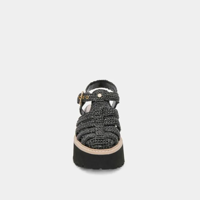 Sandals Shop Dolce Vita Lasly Sandals Onyx Knit Onyx Knit