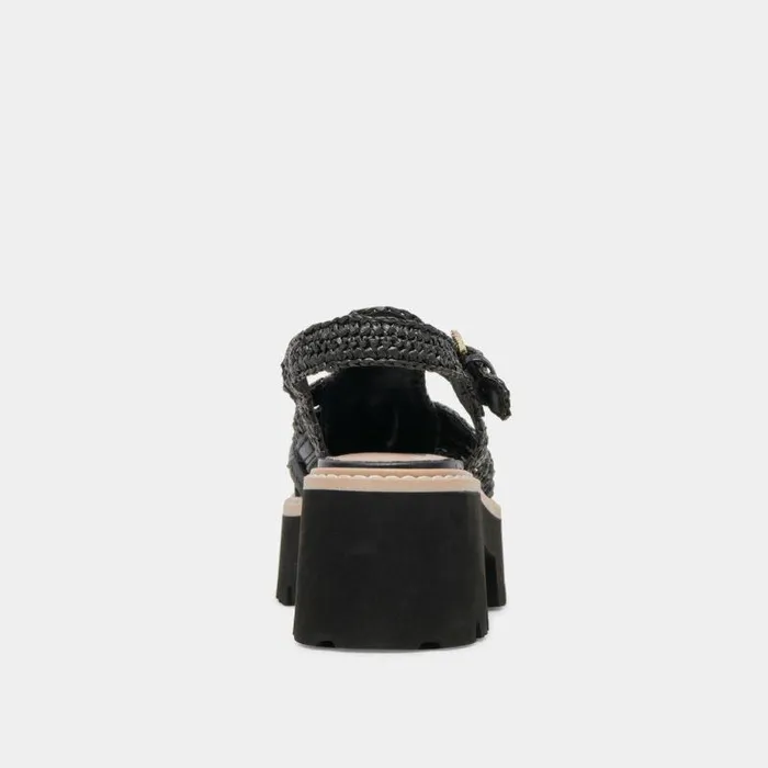 Sandals Shop Dolce Vita Lasly Sandals Onyx Knit Onyx Knit