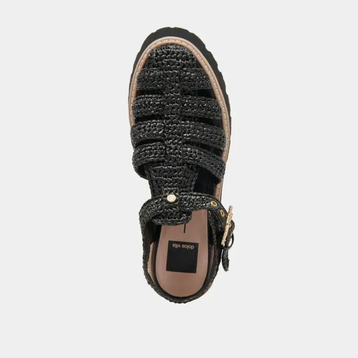 Sandals Shop Dolce Vita Lasly Sandals Onyx Knit Onyx Knit