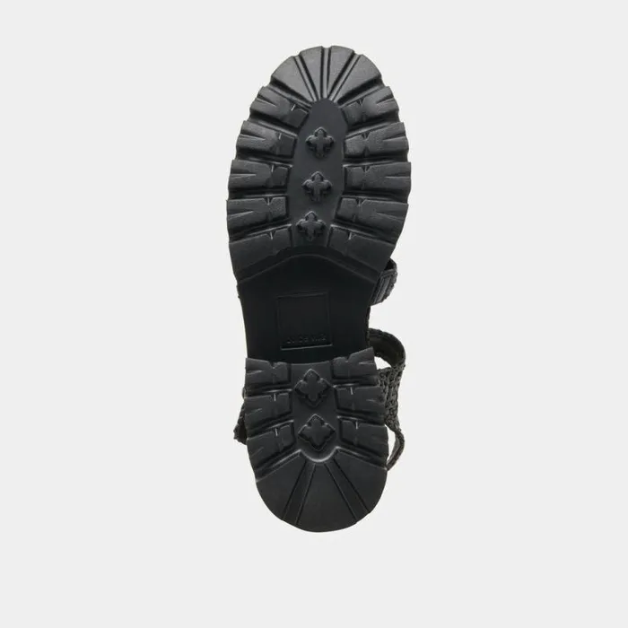 Sandals Shop Dolce Vita Lasly Sandals Onyx Knit Onyx Knit