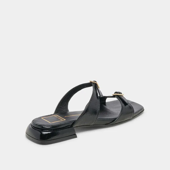 Sandals Shop Dolce Vita Lavern Sandals Midnight Crinkle Patent Midnight Crinkle Patent