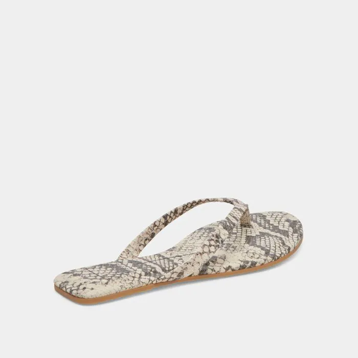 Sandals Shop Dolce Vita Layney Sandals Black White Embossed Snake Black White Embossed Snake
