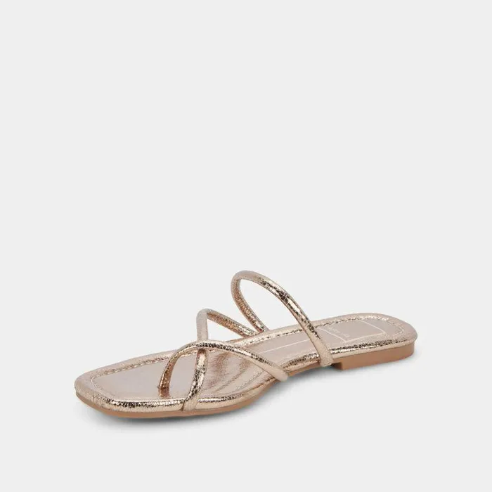 Sandals Shop Dolce Vita Leanna Sandals Dark Gold Cracked Stella Designer Gold Sandals Dark Gold Crackled Stella