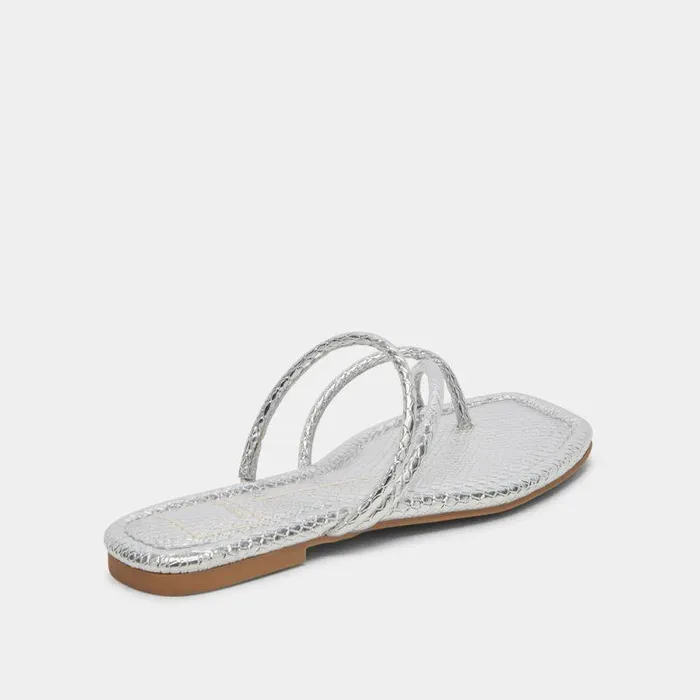 Sandals Shop Dolce Vita Leanna Sandals Silver Embossed Stella Silver Embossed Stella
