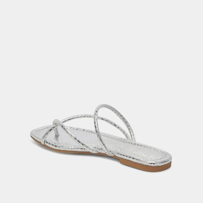 Sandals Shop Dolce Vita Leanna Sandals Silver Embossed Stella Silver Embossed Stella