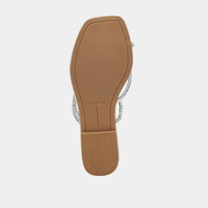 Sandals Shop Dolce Vita Leanna Sandals Silver Embossed Stella Silver Embossed Stella