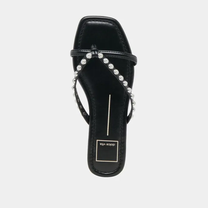 Sandals Shop Dolce Vita Lucca Pearl Sandals Black Pearls Black Pearls