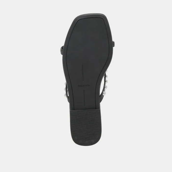 Sandals Shop Dolce Vita Lucca Pearl Sandals Black Pearls Black Pearls