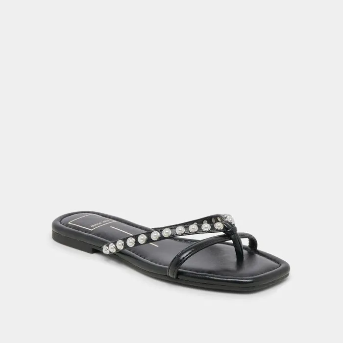Sandals Shop Dolce Vita Lucca Pearl Sandals Black Pearls Black Pearls