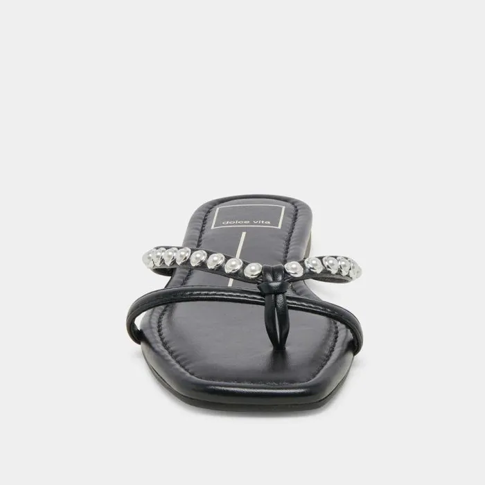 Sandals Shop Dolce Vita Lucca Pearl Sandals Black Pearls Black Pearls