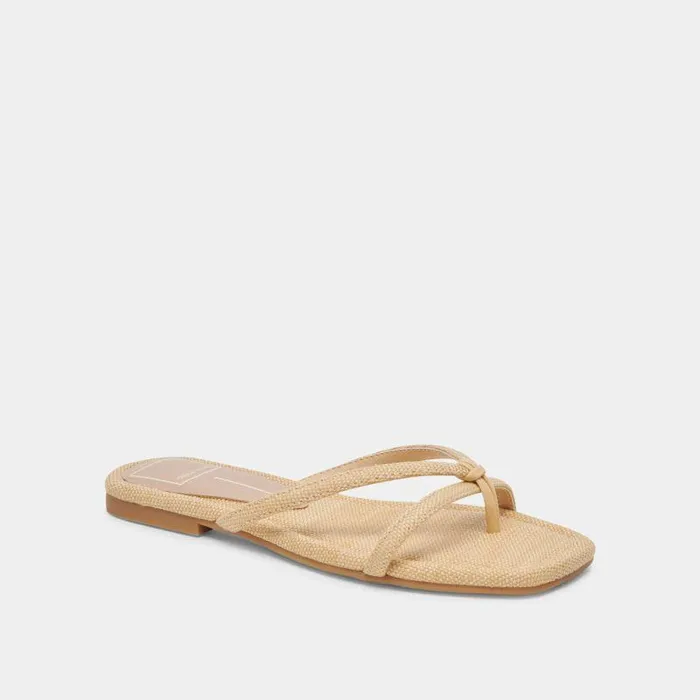Sandals Shop Dolce Vita Lucca Sandals Natural Raffia Natural Raffia