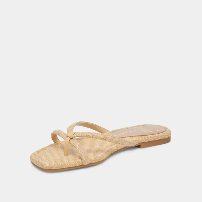 Sandals Shop Dolce Vita Lucca Sandals Natural Raffia Natural Raffia