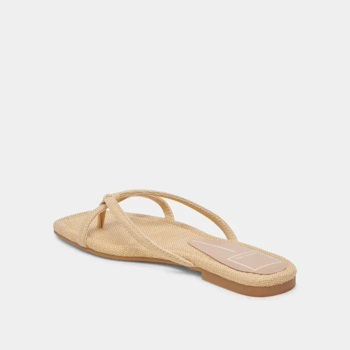 Sandals Shop Dolce Vita Lucca Sandals Natural Raffia Natural Raffia