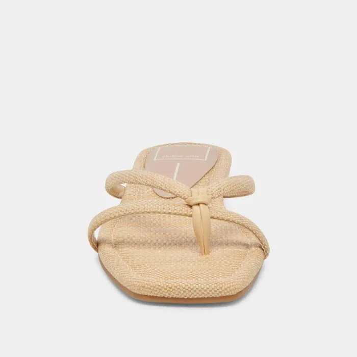Sandals Shop Dolce Vita Lucca Sandals Natural Raffia Natural Raffia
