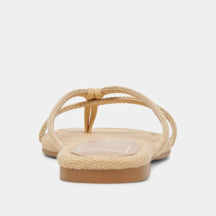 Sandals Shop Dolce Vita Lucca Sandals Natural Raffia Natural Raffia