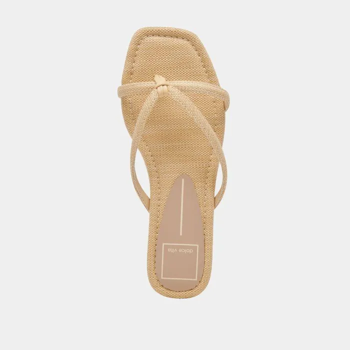 Sandals Shop Dolce Vita Lucca Sandals Natural Raffia Natural Raffia