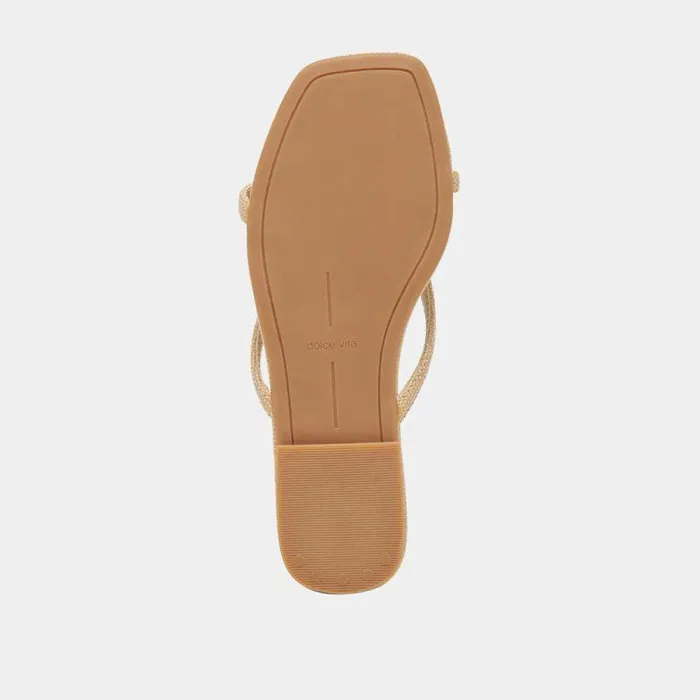Sandals Shop Dolce Vita Lucca Sandals Natural Raffia Natural Raffia