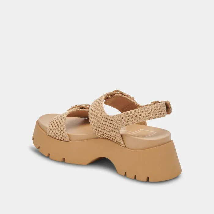 Sandals Shop Dolce Vita Palda Sandals Natural Raffia Natural Raffia