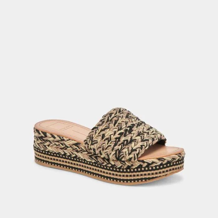 Sandals Shop Dolce Vita Pazli Sandals Black Multi Woven Black Multi Woven