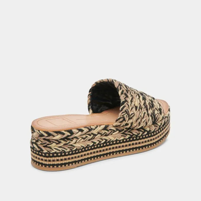 Sandals Shop Dolce Vita Pazli Sandals Black Multi Woven Black Multi Woven