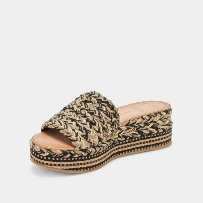 Sandals Shop Dolce Vita Pazli Sandals Black Multi Woven Black Multi Woven