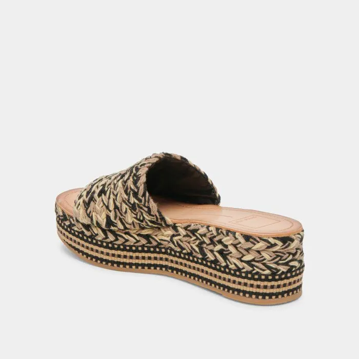 Sandals Shop Dolce Vita Pazli Sandals Black Multi Woven Black Multi Woven