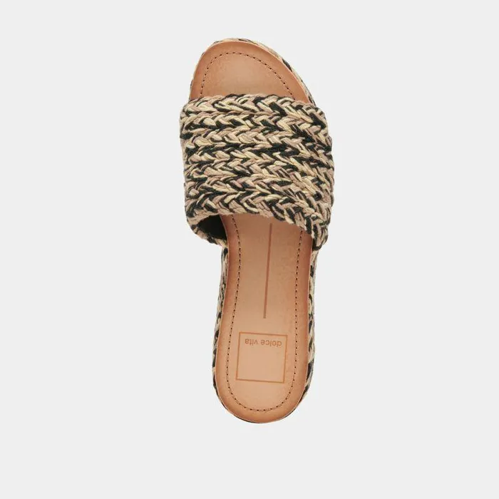 Sandals Shop Dolce Vita Pazli Sandals Black Multi Woven Black Multi Woven