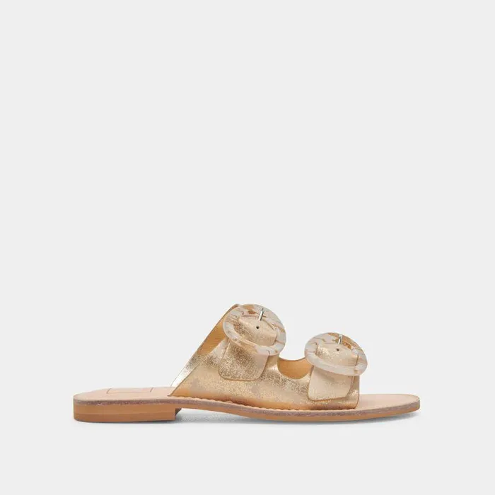 Sandals Shop Dolce Vita Secily Sandals Light Gold Nubuck Light Gold Nubuck