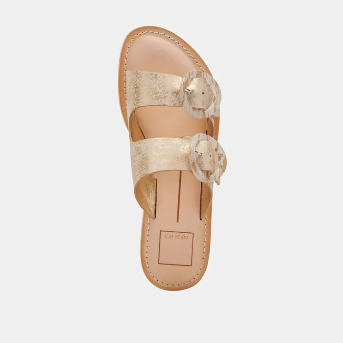 Sandals Shop Dolce Vita Secily Sandals Light Gold Nubuck Light Gold Nubuck