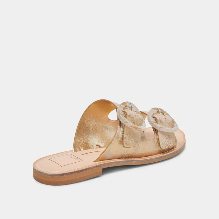 Sandals Shop Dolce Vita Secily Sandals Light Gold Nubuck Light Gold Nubuck
